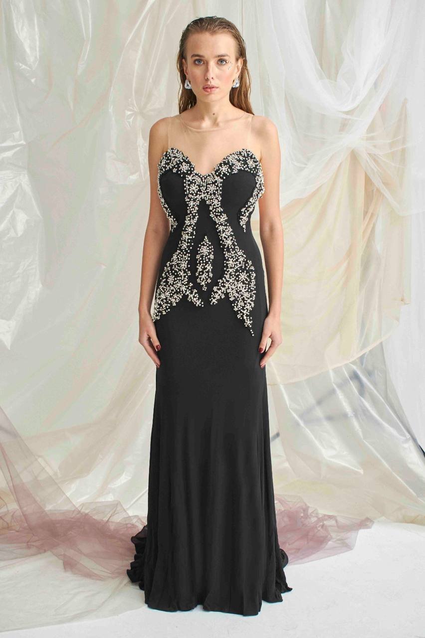 Jarse El İşlemeli Abiye Kiralık